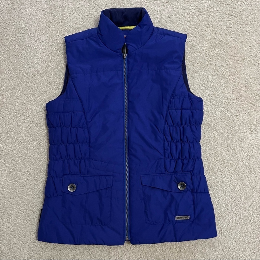 Merrell Opti-Warm Vest Full Zip Women’s Size Medium Purple Outdoor Active,
